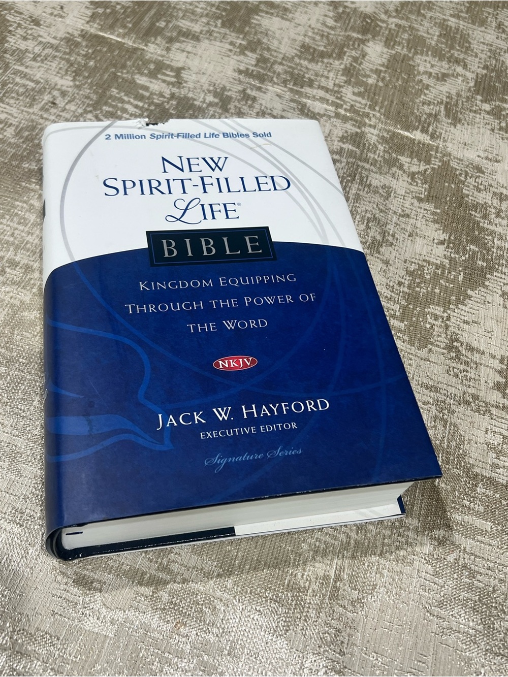 New Spirit-Filled Life Bible - Blue and White Hardcover